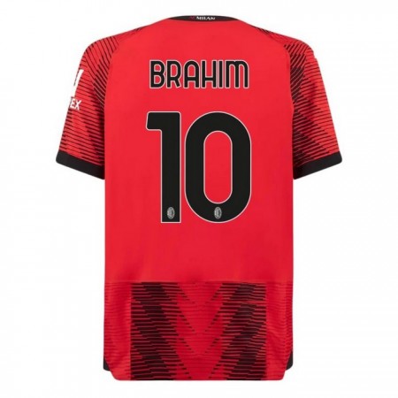 Camisetas AC Milan Brahim 10 Primera 2023-24 - Hombre